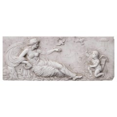 White Marble Chimneypiece Tablet