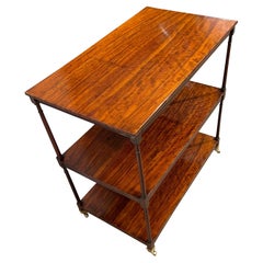 Early 19 Century Three Tiered Mahogany Side Table