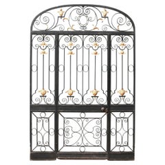 Used Glazed Wrought Iron Entrance-Way