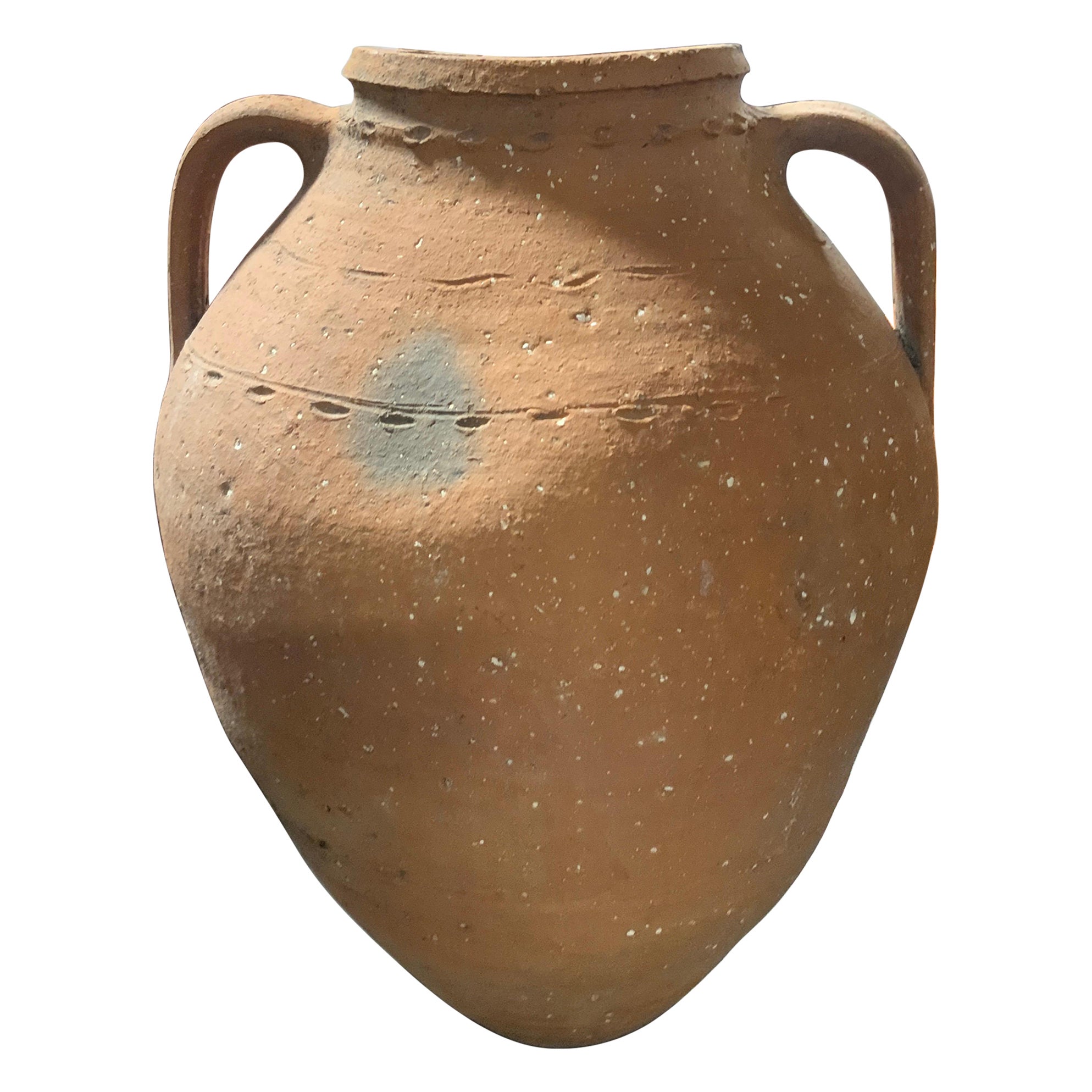 Petit vase à eau en terre cuite du 19e siècle