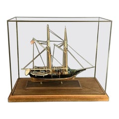 Fine Model of the American Whaleship Kate Cory by William Hitchcock