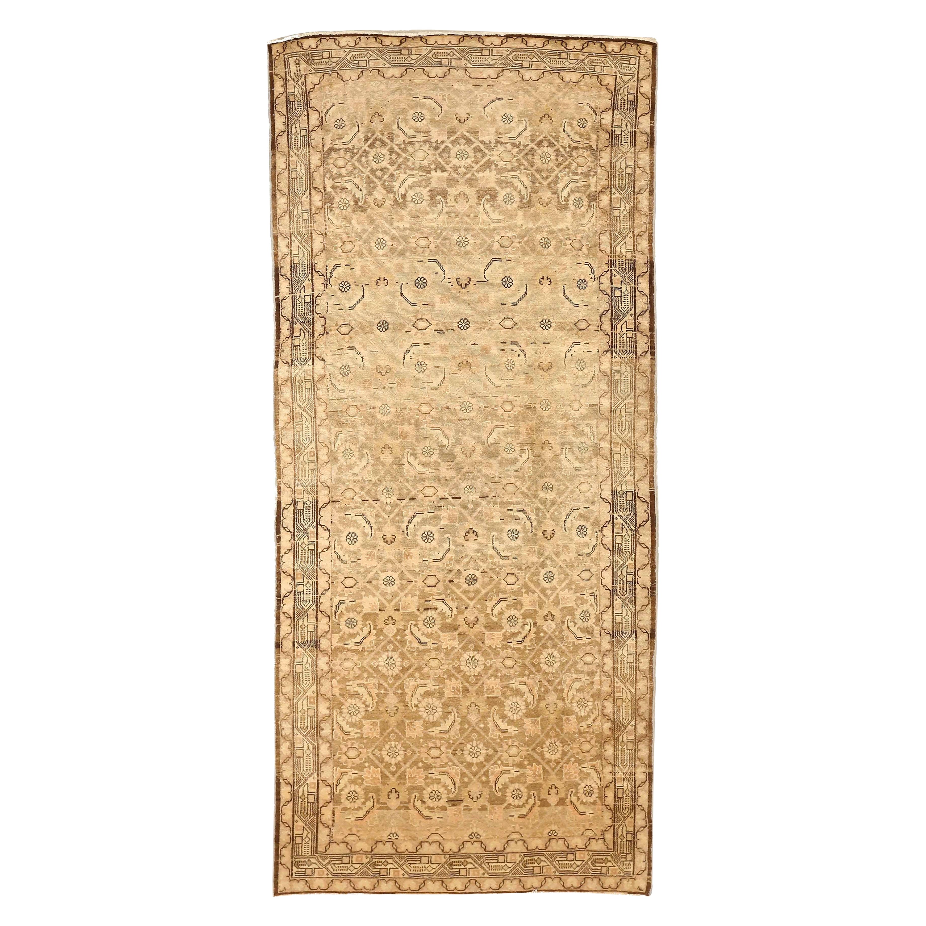 Antique Persian Area Rug Malayer Design, Size: 4'1" x 9'4"