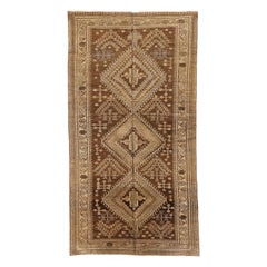 Antiker persischer Teppich Varamin-Design