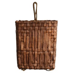 Antique Baskets Woven from Japanese Bark / Farm Tools / Flower Baskets / Folk Art