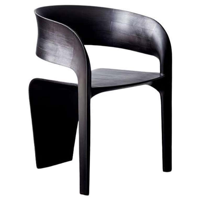Paul Mathieu x Luxury Living Contour Chair Set of 2 Blonde For Sale at ...