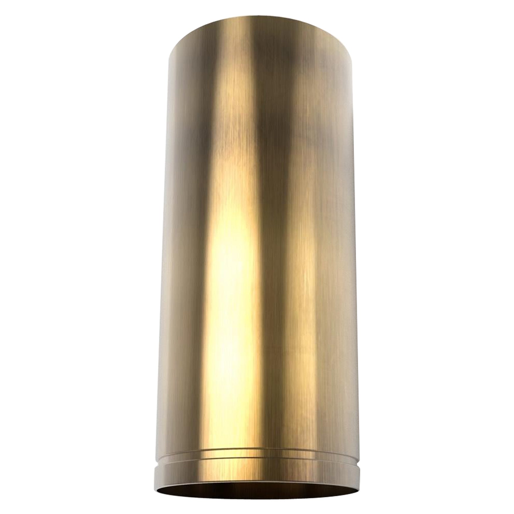 Brass Cylinder Range Hood - OLIVIA 2.0 - Custom For Sale