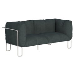 Fargo Soft 150 Indoor Couch - Petrol Grey Linen