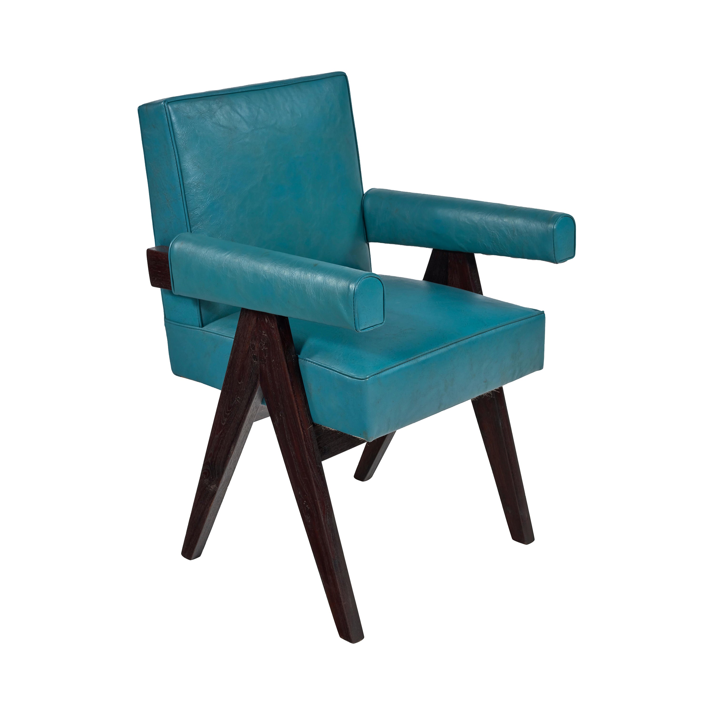 Pierre Jeanneret, PJ-SI-30-C, Committee Armchair, Chandigarh, circa 1955 For Sale