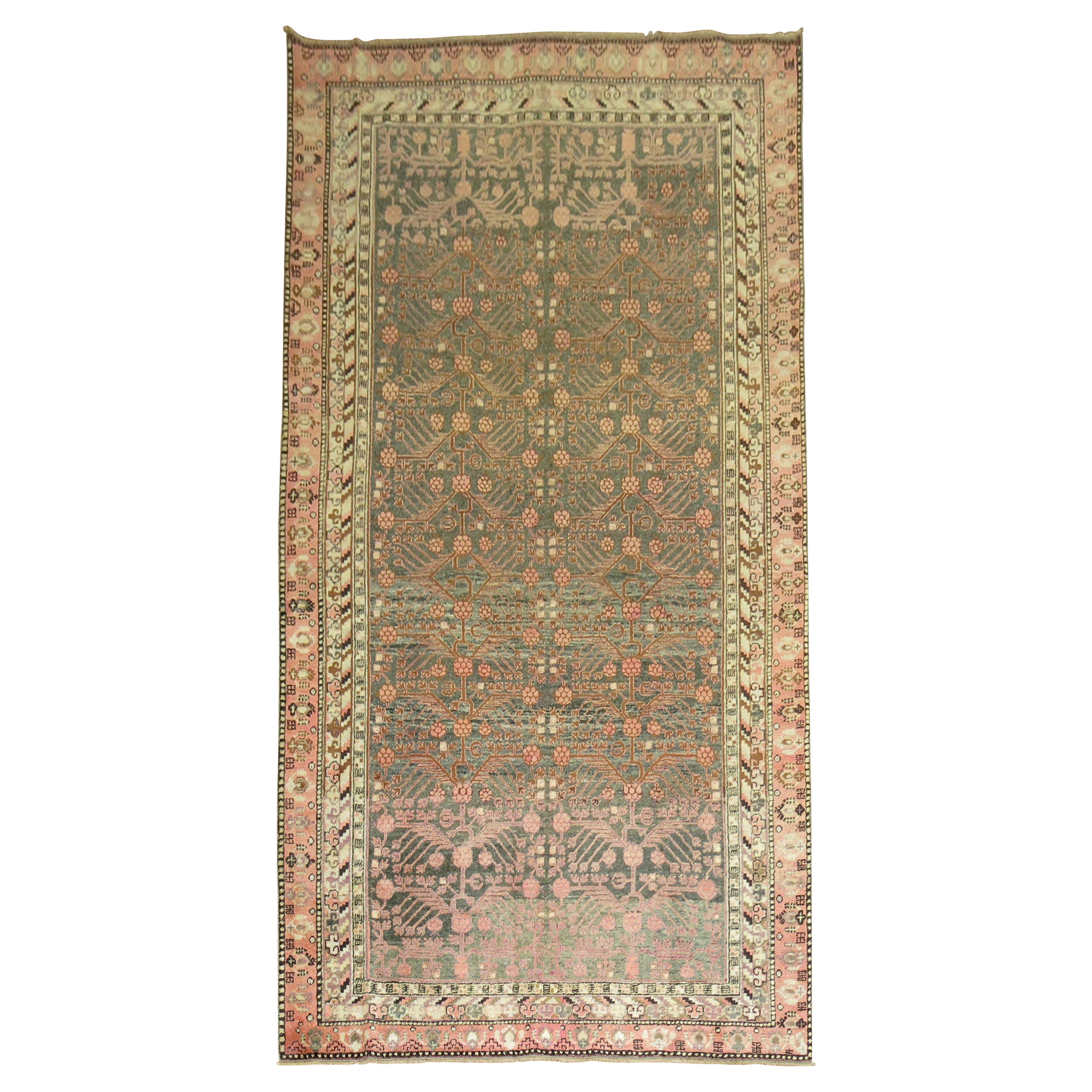 Colección Zabihi Alfombra de Galería Khotan Granada Marrón