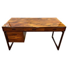 Danish Mid-Century Modern Floating Rosewood Desk