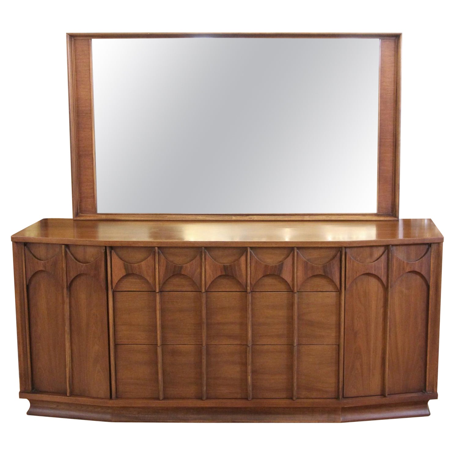 Kent Coffey "Perspecta" MidCentury Modern Rosewood and Walnut Dresser