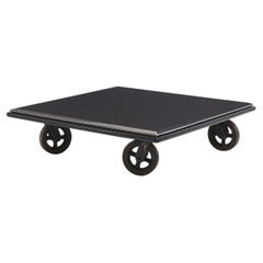 Table basse "Tavolino Com Route" par Gae Aulenti, Italie, années 1980