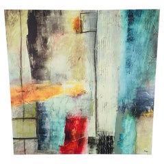 Jane Bellows Abstract Giclee Print on Canvas Titled Impulse I