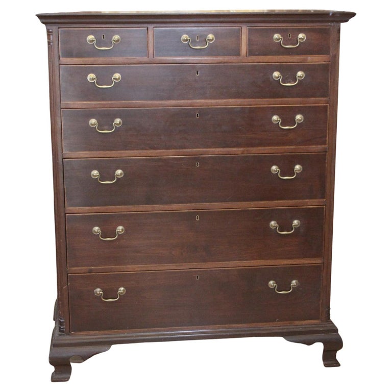 1800s Dresser With Dovetail Joints, Antique Dresser Dovetail Drawers