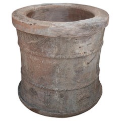 19th Century Spanish Handcrafted Terracotta Water Well
