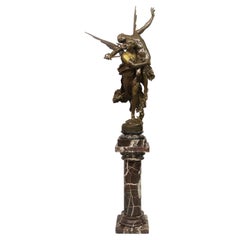 Exceptional Late 19th Century Bronze “Gloria Victis” by Mercié and Barbedienne