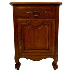 Antique French Country Carved Oak Cabinet, Circa 1910-1920