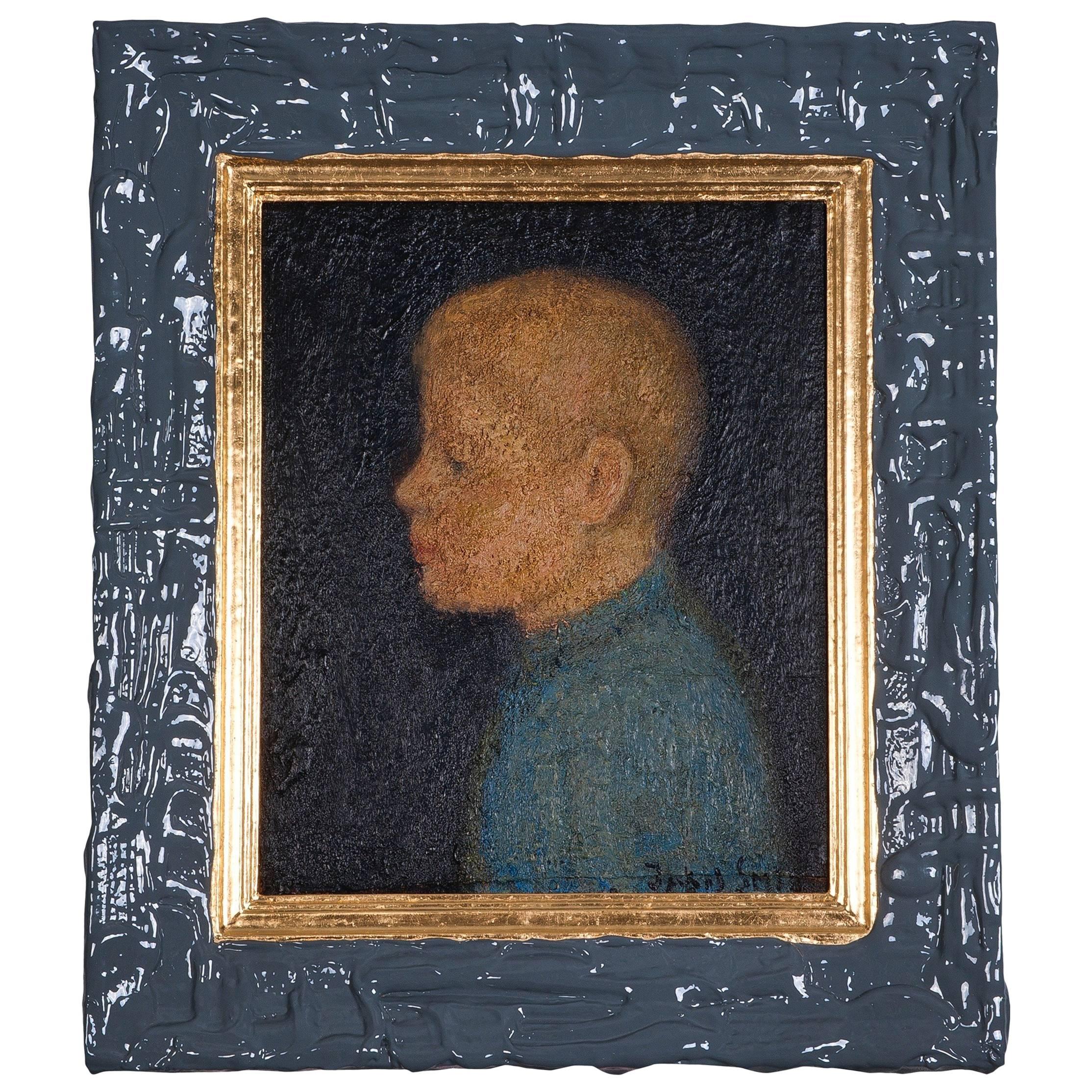 Jakob Smits and Studio Job No. 71 "Boy in Blue Shirt", 1928 For Sale