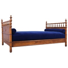 English 19th Century Bamboo Daybed