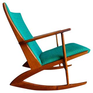 Danish Modern Möbler Rocker Rocking Chair at 1stDibs