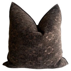 Stone Washed Jacquard French Accent Pillow