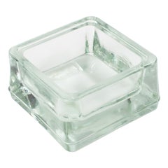 Lumax Molded Glass Ashtray Catchall Desk Tidy Designed by Le Corbusier