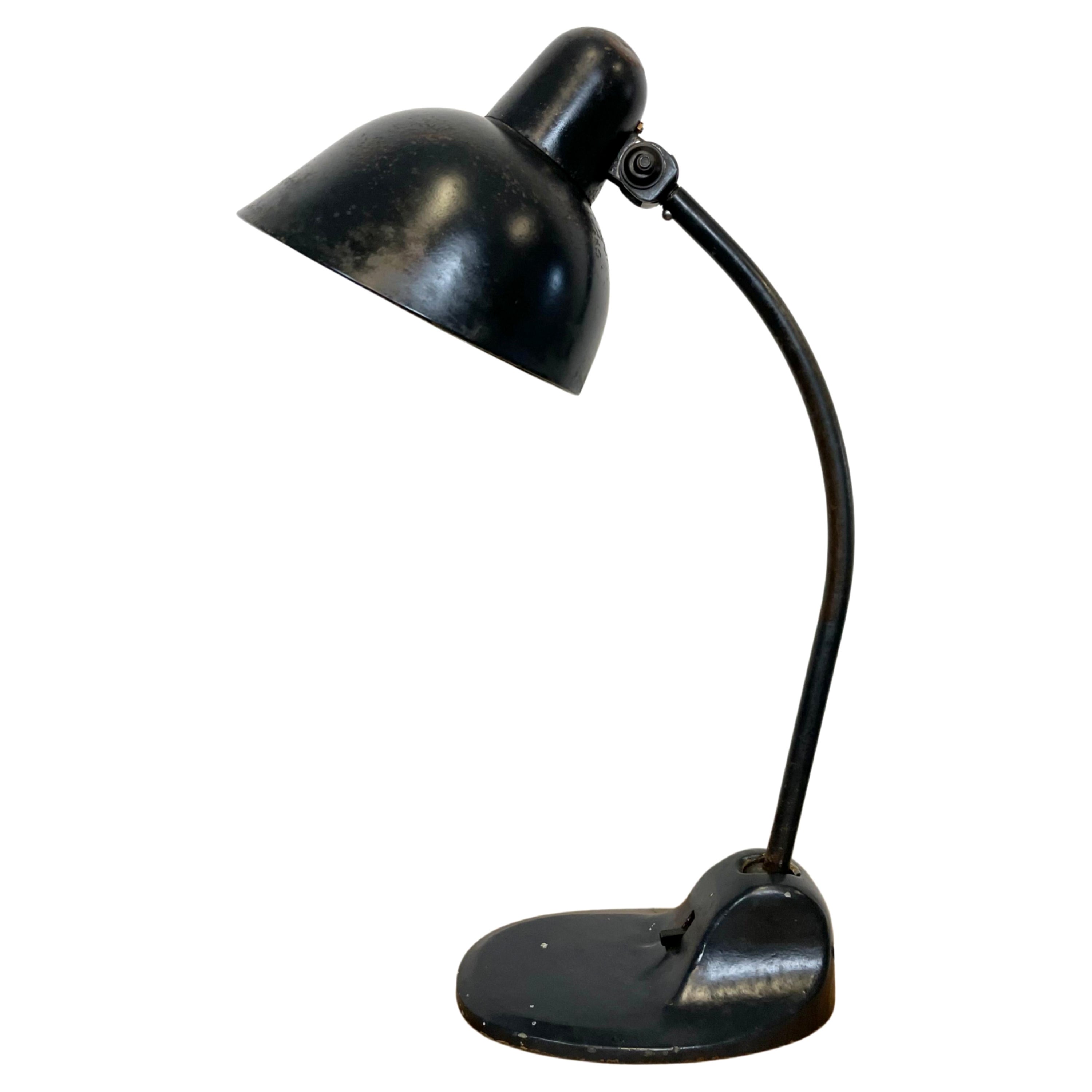 kanker Bridge pier Eigenwijs Vintage Black Bauhaus Industrial Desk Lamp from Siemens, 1930s at 1stDibs