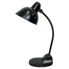 Vintage Black Bauhaus Industrial Desk Lamp from Siemens, 1930s