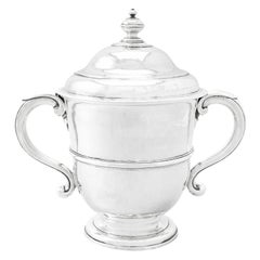 Antique Britannia Standard Silver Cup and Cover