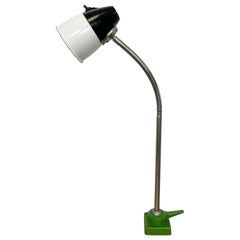 Lampe de bureau industrielle russe à col de cygne, années 1960