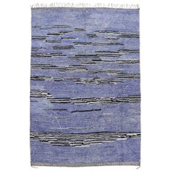 New Contemporary Berber Moroccan Rug with Modern Style
