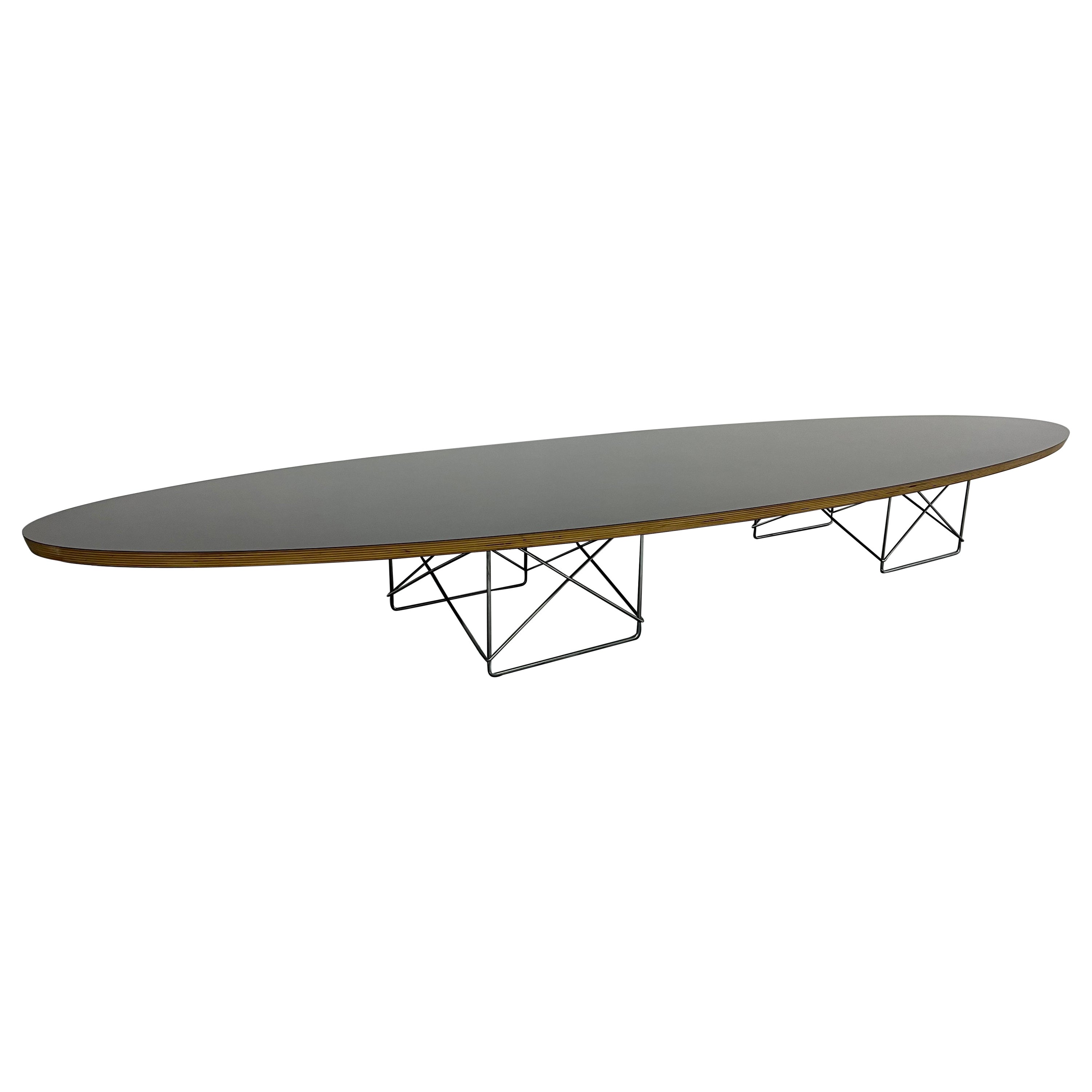 Charles and Ray Eames Elliptical Aka Surfboard Table for Herman Miller, 1990s