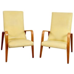 Thonet High Back Bentwood Lounge Chairs