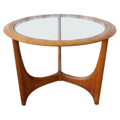 Mid-Century Sculptural Walnut Side Table by Lane, U.S.A, 1960s