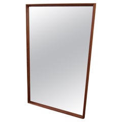 Danish Modern Teak Mirror by Pedersen & Hansen