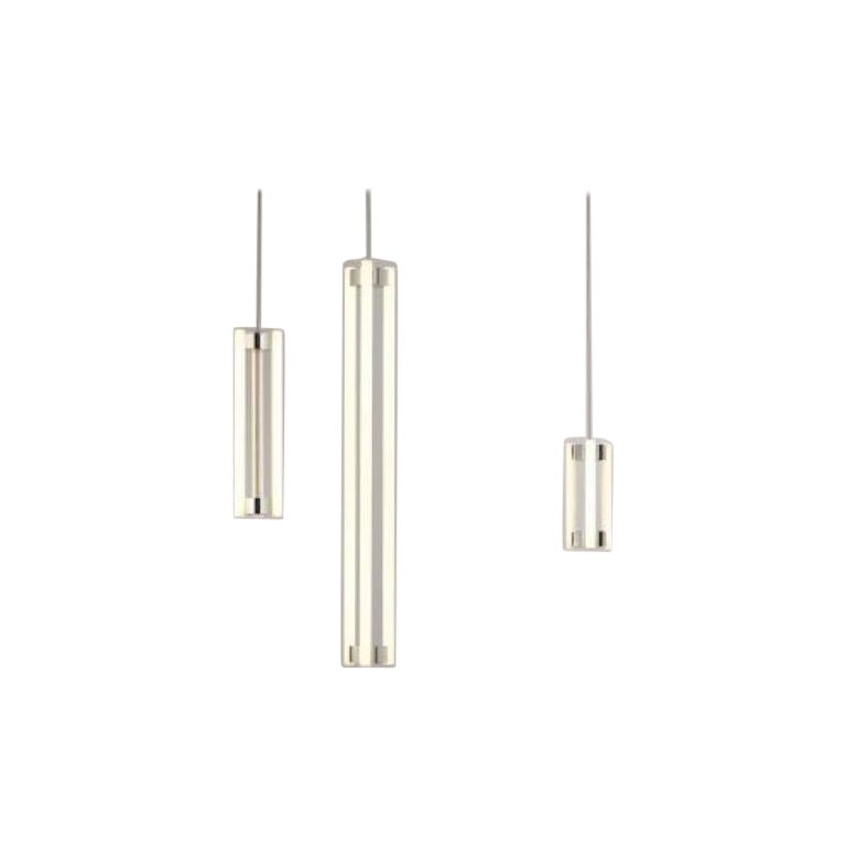 Set of 3 LIA Suspensions, Brushed Brass by Kaia