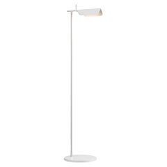 Lampadaire LED Flos Tab 90 à tête rotative, blanc