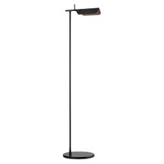 Lampadaire LED Flos Tab 90 à tête rotative, noir