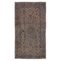 Antique Persian Kerman Rug with Traditional Style