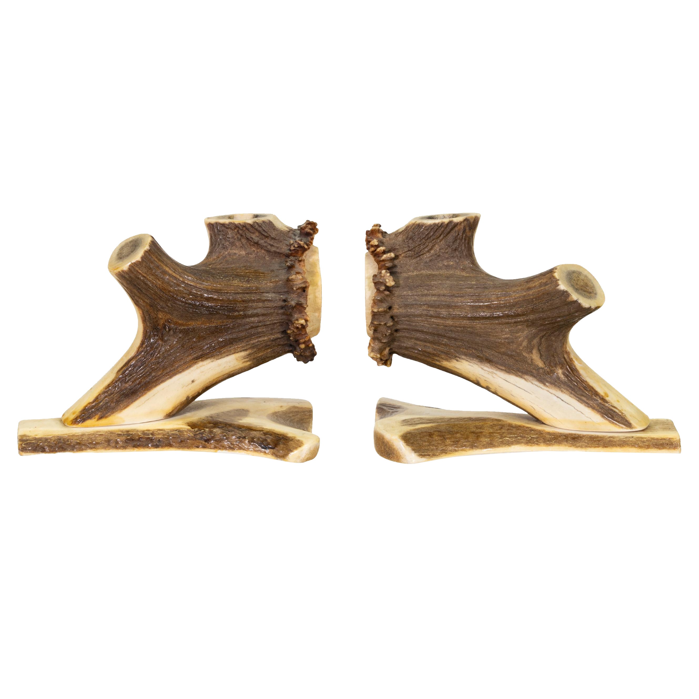 Elk Antler Bookends