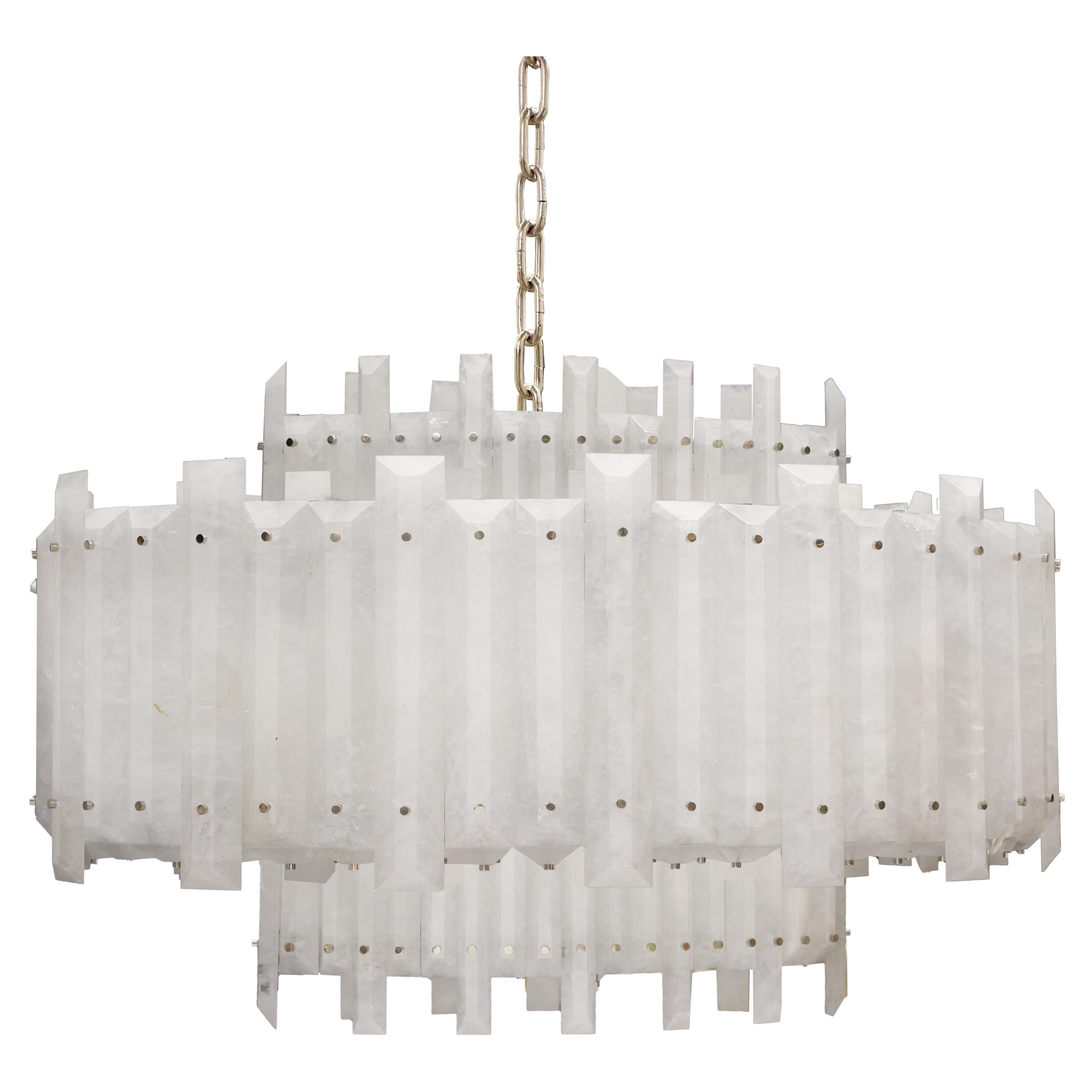 Palais Rock Crystal Chandelier by Phoenix For Sale