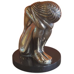 Bronzeskulptur „Solitude“ aus Bronze von Tom Bennett