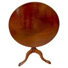 Quality Antique George III Mahogany Circular Tilt Top Centre Table