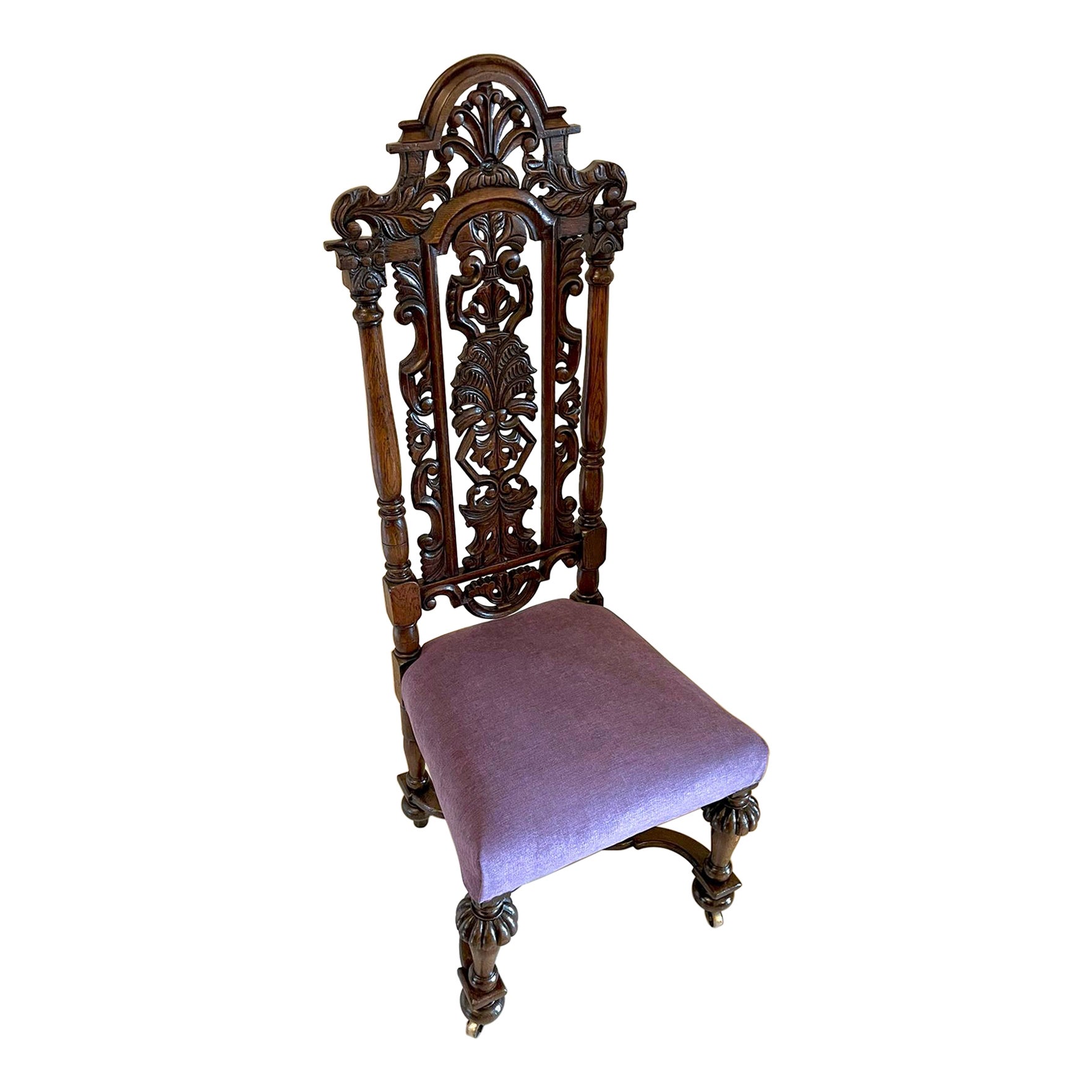 Antique ChairForm Victorian Oak Hall Tree at 1stDibs antique hall tree