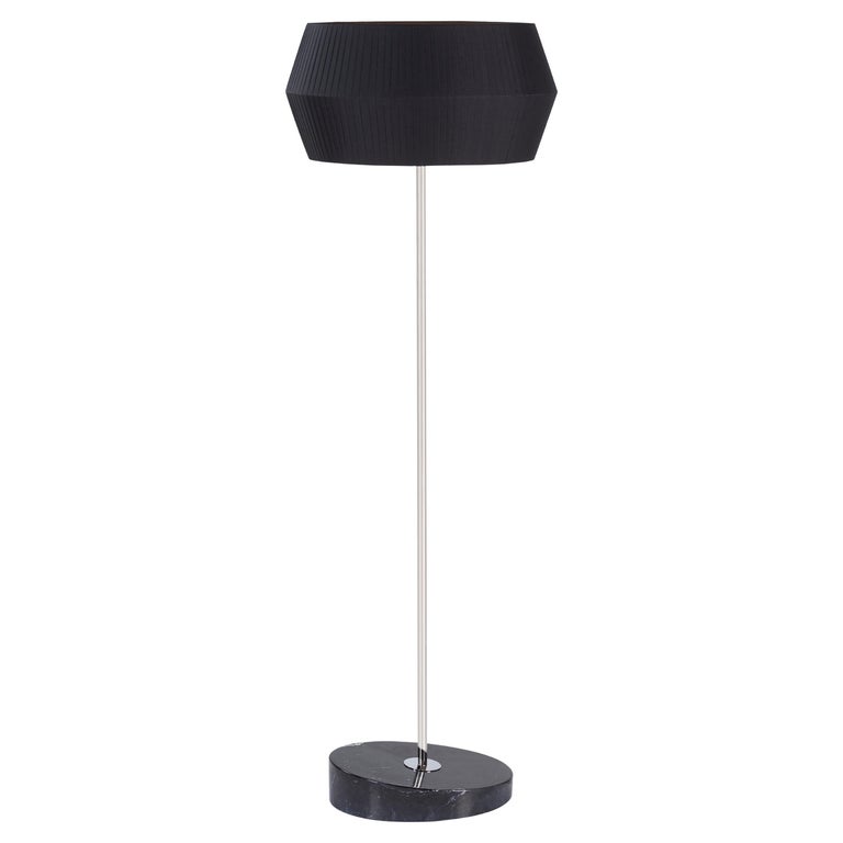 Greenapple Floor Lamp, Sublime Floor Lamp, Black, Handmade in Portugal For Sale