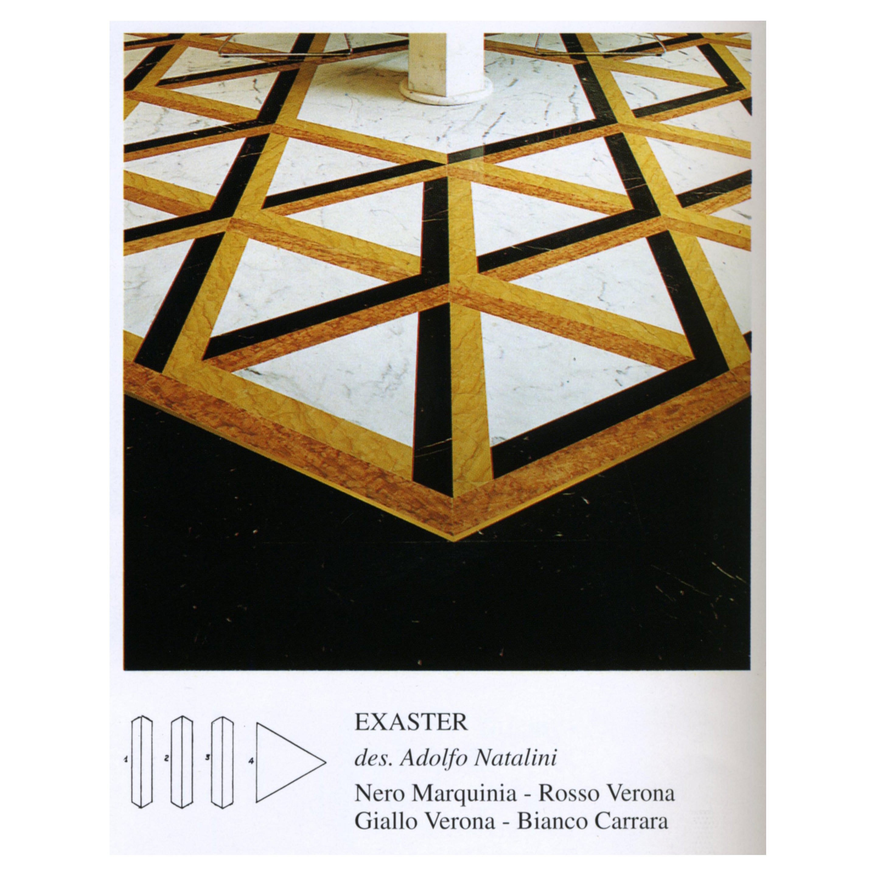 21st Century by A.Natalini"EXATER" Italian Modular Marble Floor and Coating For Sale