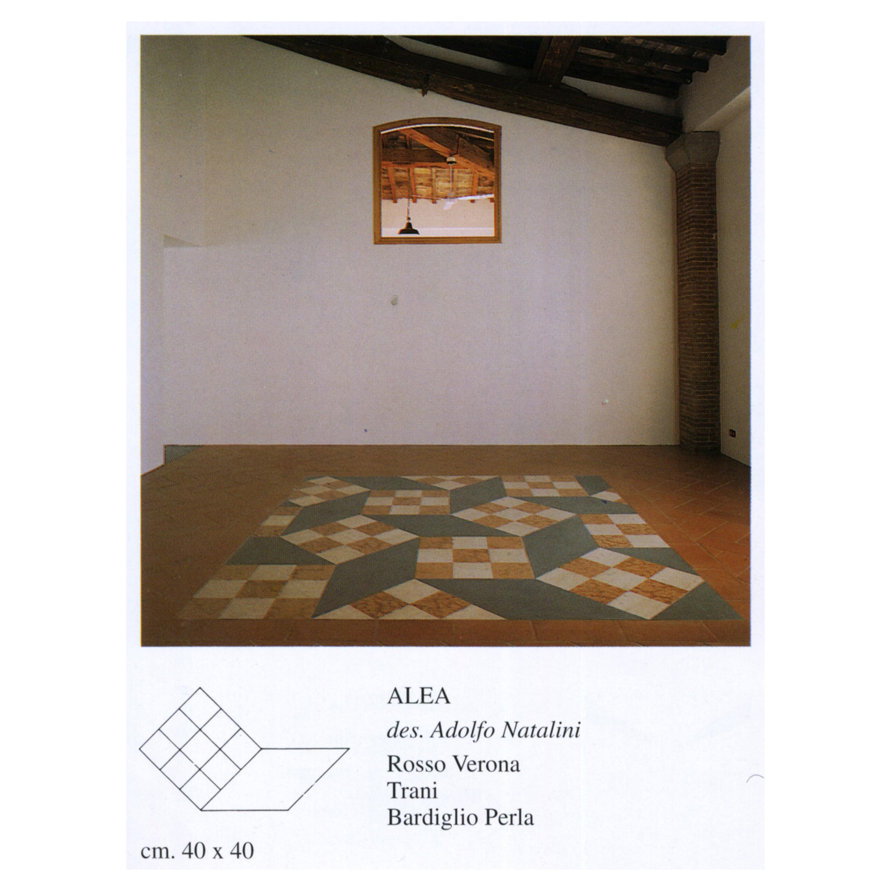 21st Century by A.Natalini Italian "ALEA" Modular Marble Floor and Coating For Sale