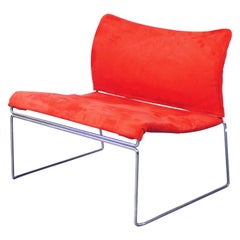 Italian mid-century Red armchair by Kazuhide Takahama for Simon Gavina, 1970s