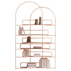 LateB Metal Contemporary Sculptural Bookcase Made in Italy by LapiegaWD