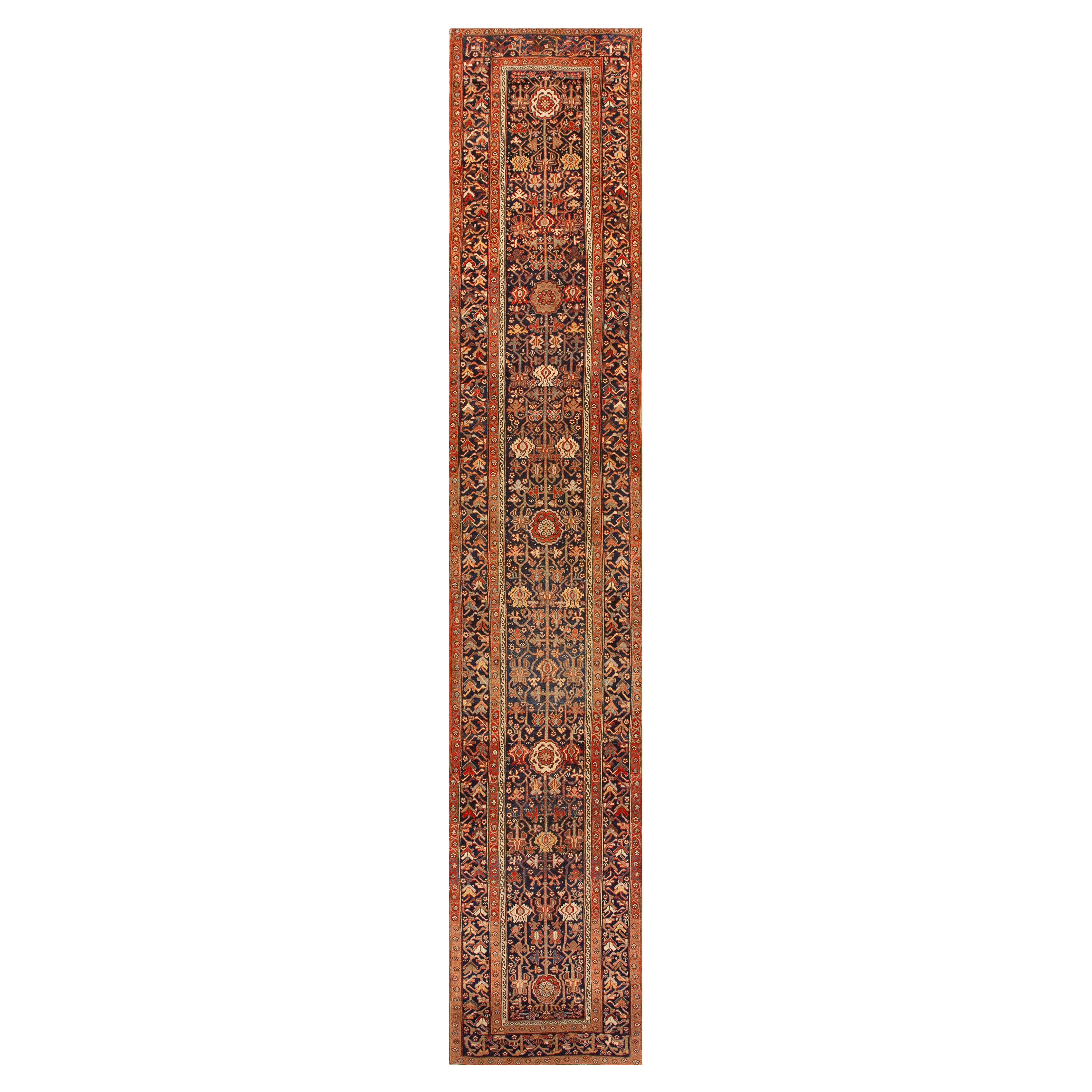 Mid 19th Century N.W. Persian Carpet ( 3'4'' x  17'5'' - 102 x 532 ) For Sale